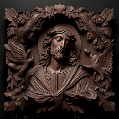 3D model st jesus (STL)